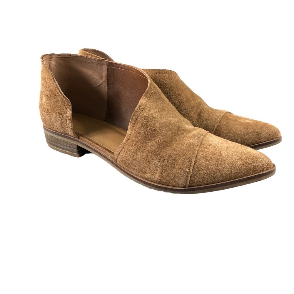 Crown Vintage Brown Shay Cut Out Booties, Leather Uppers, Suede